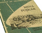1959 SWEDISH BOYS Vintage Lined Language Notebook Journal