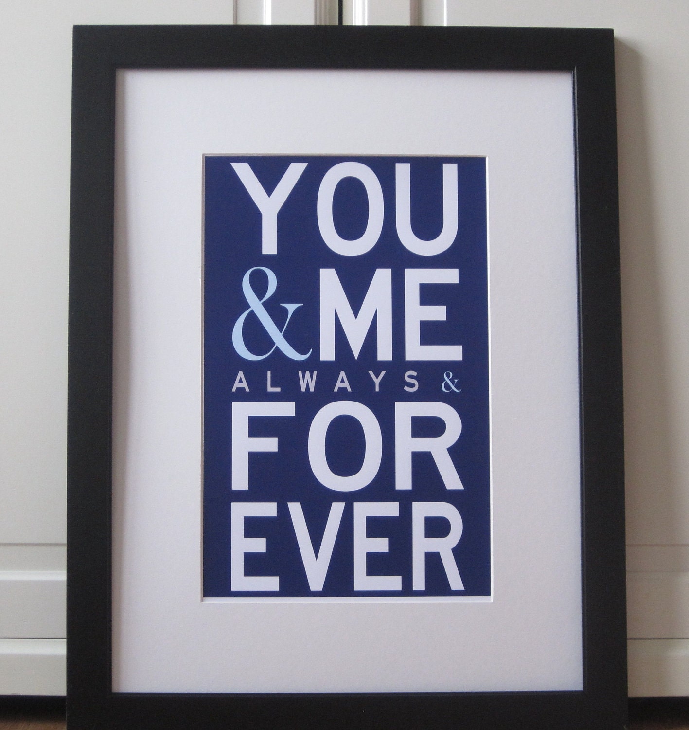 Wedding Guest Book Alternative  Always and Forever Poster