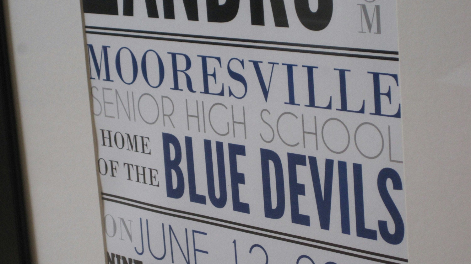 Graduation Announcement Poster