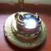 Gypsy Fortune Teller crystal ball Double locket necklace