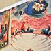 Fire Engines: Boys gift Vintage Little Golden Book Bunting Banner Repurposed Paper Boys Nursery Garland Eco Friendly storybook