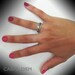 Carpe Diem 14K White Gold Uncut Diamond Diamonds Wedding Band Engagement Ring Rings Jewelry Jewellery CDR-209