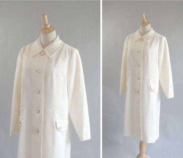 Vintage 1960s 4 Button Poly Spring Jacket