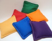 Set of 6 Color of the Rainbow 3 inch Beanbags