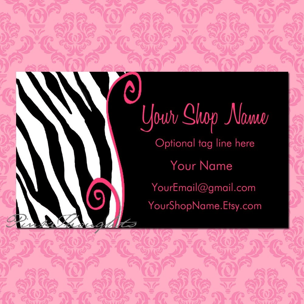 Zebra Stripe Cards