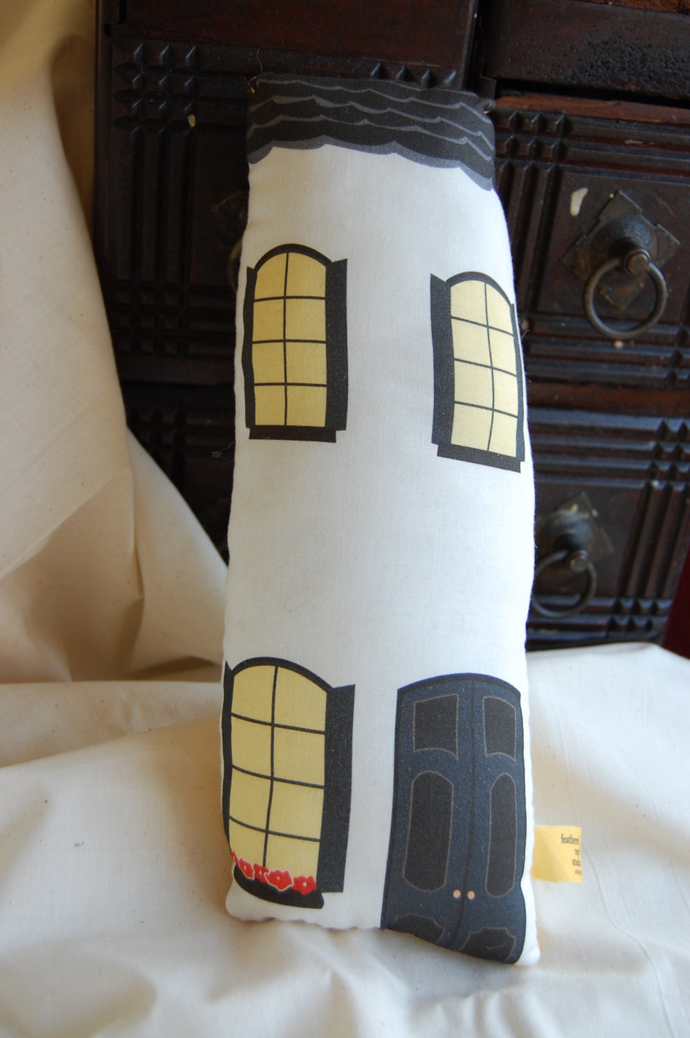 Large European Style White House Pillow