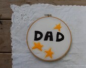 Father's Day Felt Applique Wall Art (Stars)