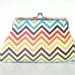 Colorful chevron purse,zig zag stripes