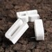 vintage small porcelain sign letters
