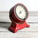 antique red metal kodak darkroom timer