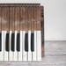 antique late 1800s wooden organ keyboard