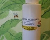 Facial Wash, 4 oz. size Honey Glycerin, Ideal for sensitive skin,  blemish prone skin, anyone's skin