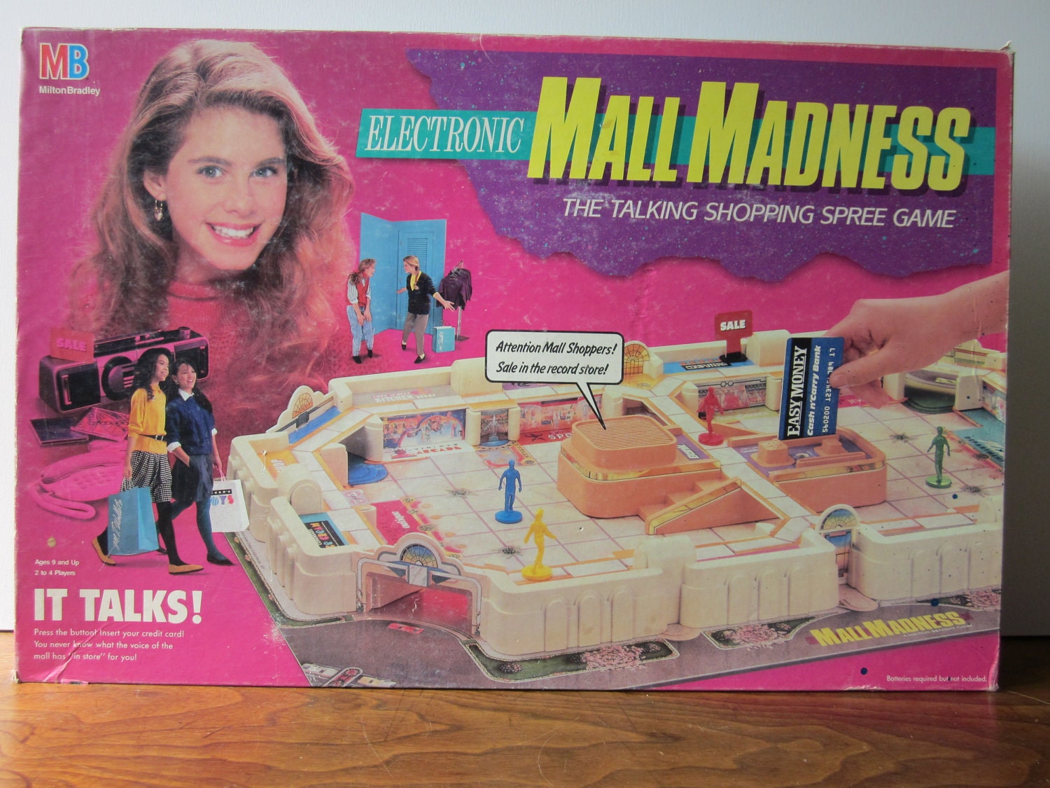 Vintage Electronic Mall Madness Board Game - COMPLETE