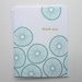Letterpress Greeting Card - Organic Thank You