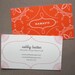 100 Custom Business Cards - Yoga Calling Cards - Namaste design