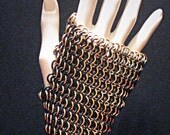 The Sucker Punch Steampunk Chainmaille Fingerless Glove