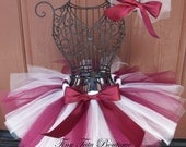 Raspberry Swirl, child/baby tutu with FREE hairbow- 2T/3T 4T/5T