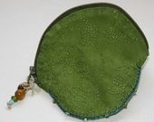 Coin Purse Vintage Inspired Handmade Painted