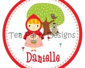 My Little Red Riding Hood...Personalized Party Iron-on Shirt Transfer Il_170x135