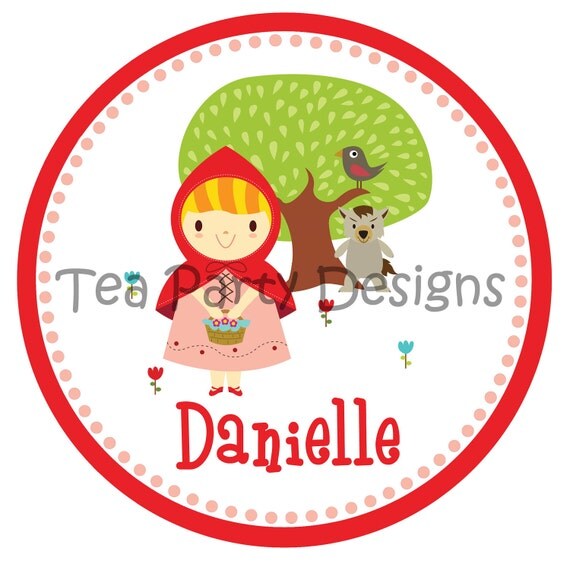 My Little Red Riding Hood...Personalized Party Iron-on Shirt Transfer Il_570xn