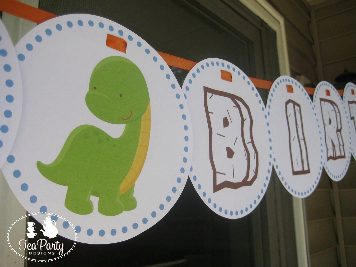 My Little Dinosaur...Customized Birthday Party Banner Il_570xn