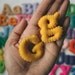 Stuffed Felt Alphabet Letter Set in a Drawstring Bag - Mixed Upper and Lower Case Set