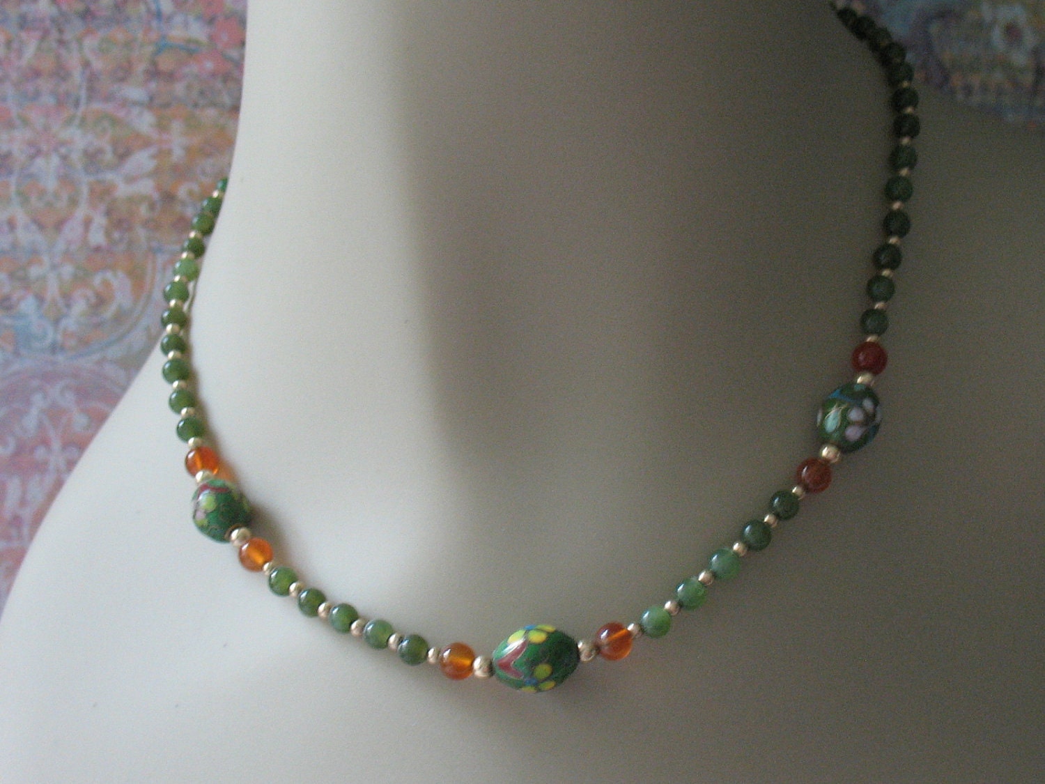Darling Green Jade Necklace Choker