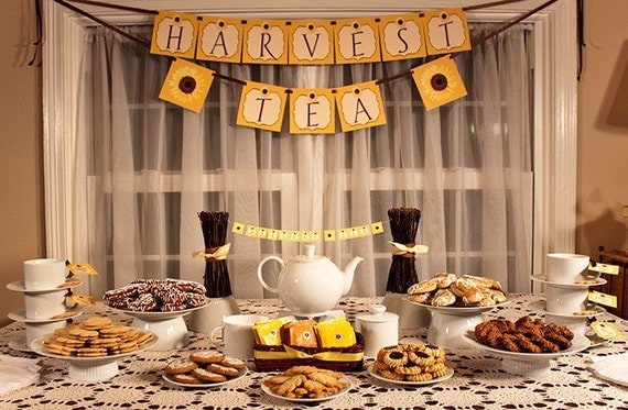 HARVEST SUNFLOWER Collection - Printable Party Décor Il_570xn