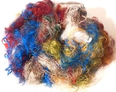 CLEARANCE Recycled Sari Silk Waste - 50 grams