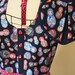 Russian Nesting Doll Matryoshka Apron and matching hot pad mitt with red and white polka dots