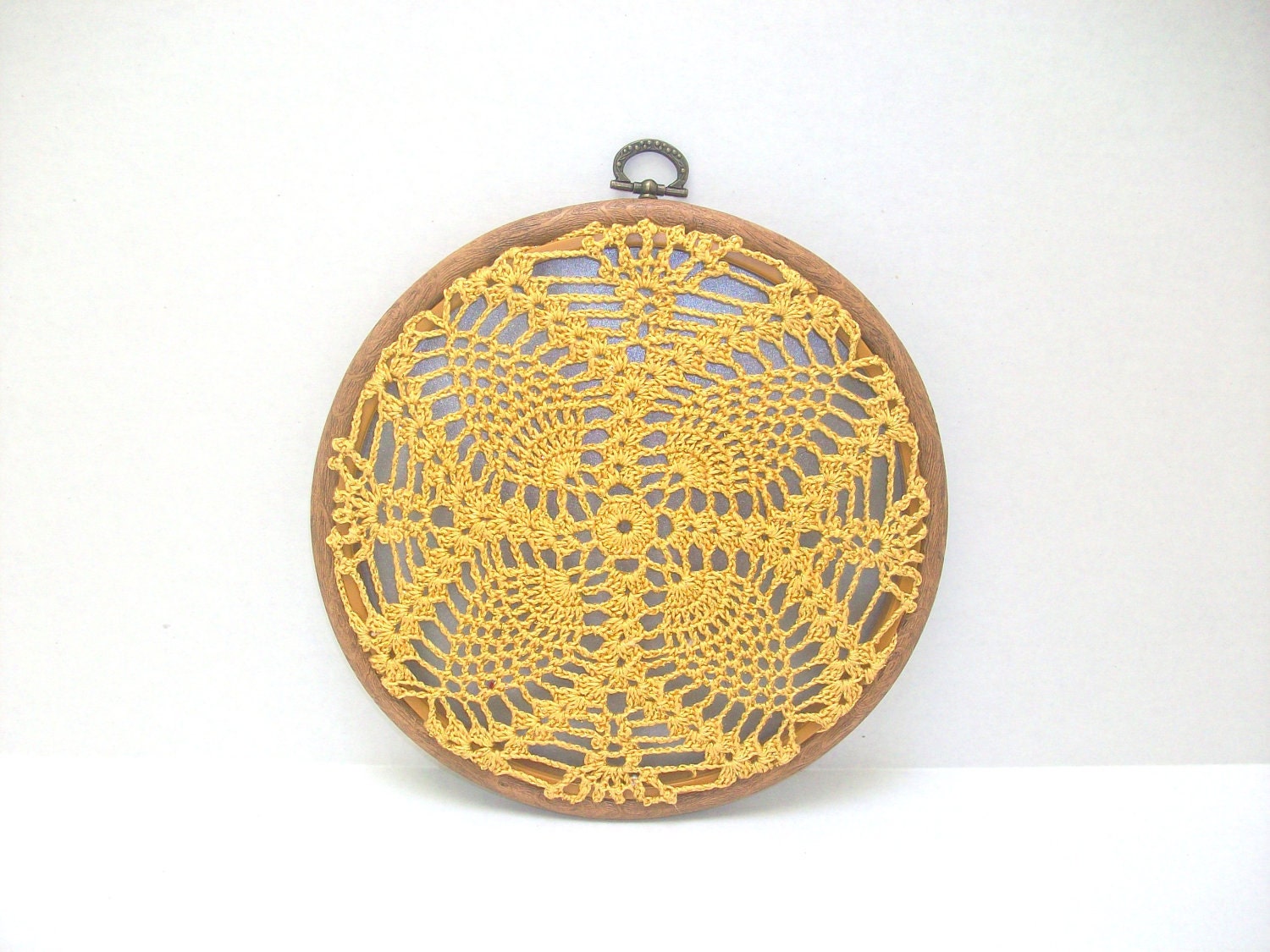 Embroidery Hoop Art - handmade lace - house decoration - wedding gift