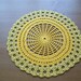 1 Lovely Thanksgiving Hand Crocheted Doily