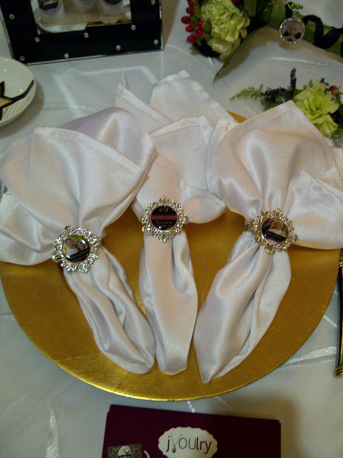 Wedding Favors, Personalized, Napkin Rings