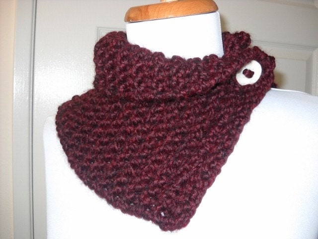 Neck Scarf Burgundy Cozy