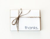 Thanks Folded Cards (Set of 5)