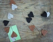 cinnamon and spice heart garland
