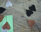 cinnamon and spice heart garland