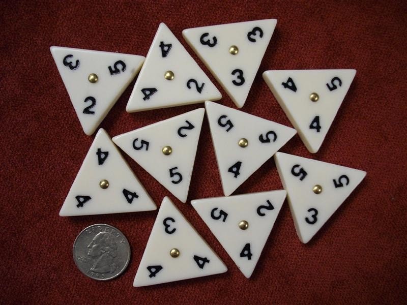 My Hat It Has Three Corners - Grouping of Tri-omino Game pieces