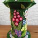 Large Floral Felt Pincushion