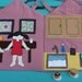 Take Along Fabric Dollhouse and Dolls - made to order