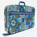 1960s MOD Luggage - Colorful Floral Print on a Vintage Bantam Suitcase