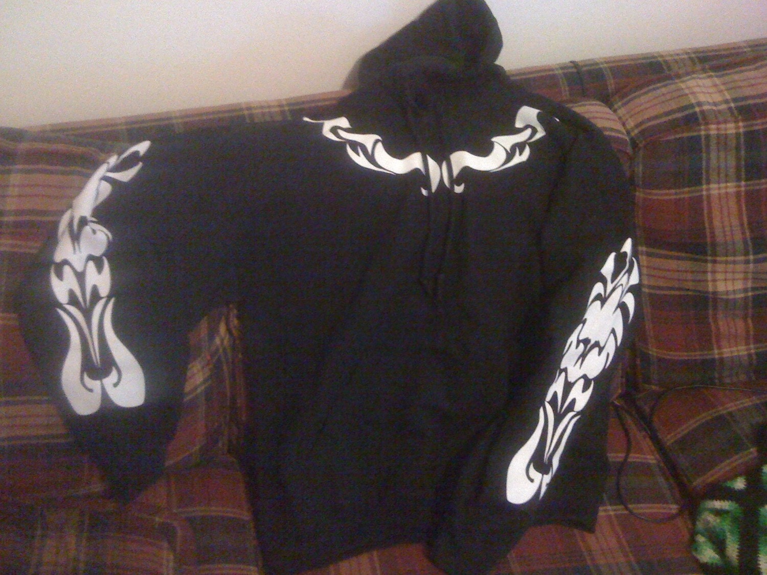 TWEWY Black Reaper Hoodie 2XL