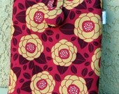 Padded iPad/ Netbook Sleeve/Case in Joel Dewberry Ginseng Bloom