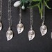 Set of 6,Calla lily flower Sterling Silver necklace,Initial necklace,Custom monogram initial,wedding jewelry,bridesmaid gifts,Flower jewelr