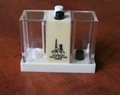 Kennedy Space Center Collectible Lucite and Plastic Salt and Pepper Whirley Industries