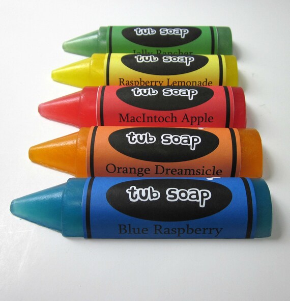 Crayon Tub Soap Set of 5