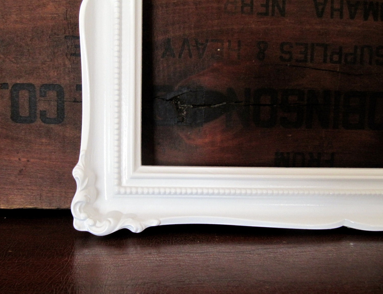 Fancy White Frame