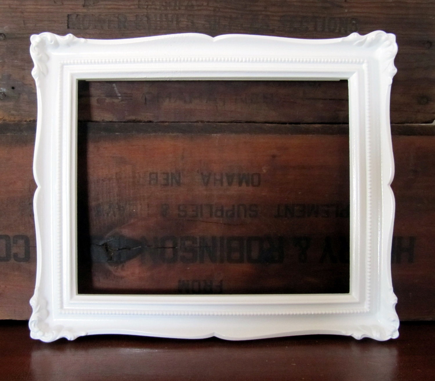 Fancy White Frame
