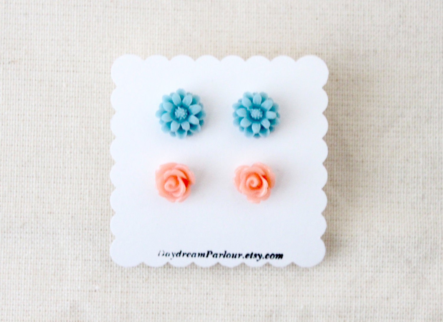 Juicy Flowers Earring Duo