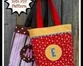 Toddler Tote - PDF Sewing Pattern - Easy to sew - Child's Mini Tote, Library or  Scripture Tote, Purse, Bag or Travel Tote - Customizable